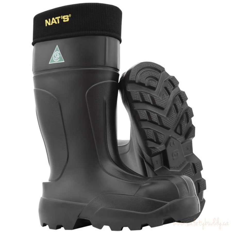NAT'S Rain Work Boots Safety Buddy