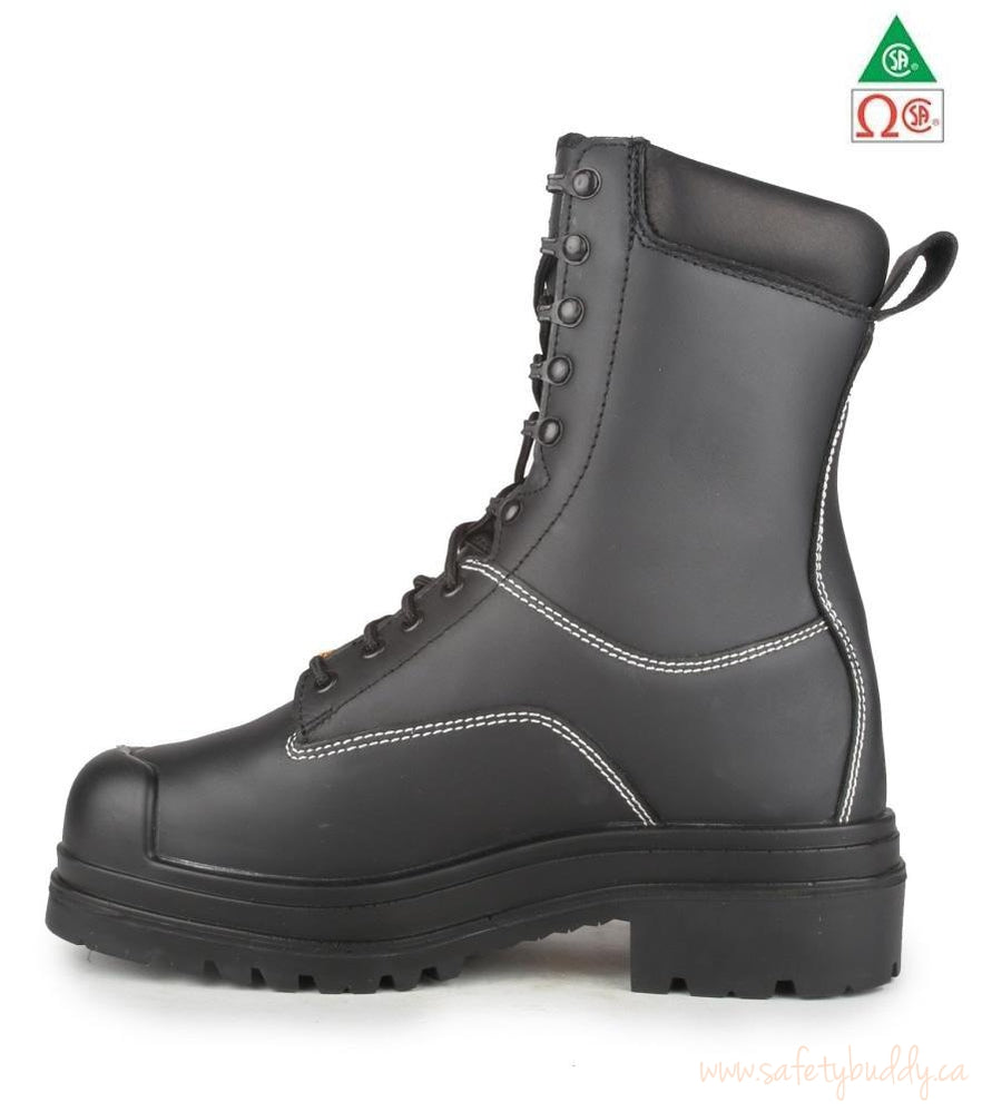 Leather mining boots outlet