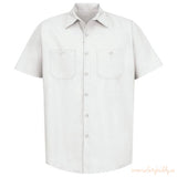 Red Kap Industrial Short-Sleeve Work Shirt SP24-Safety Buddy