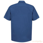 Red Kap Industrial Short-Sleeve Work Shirt SP24-Safety Buddy